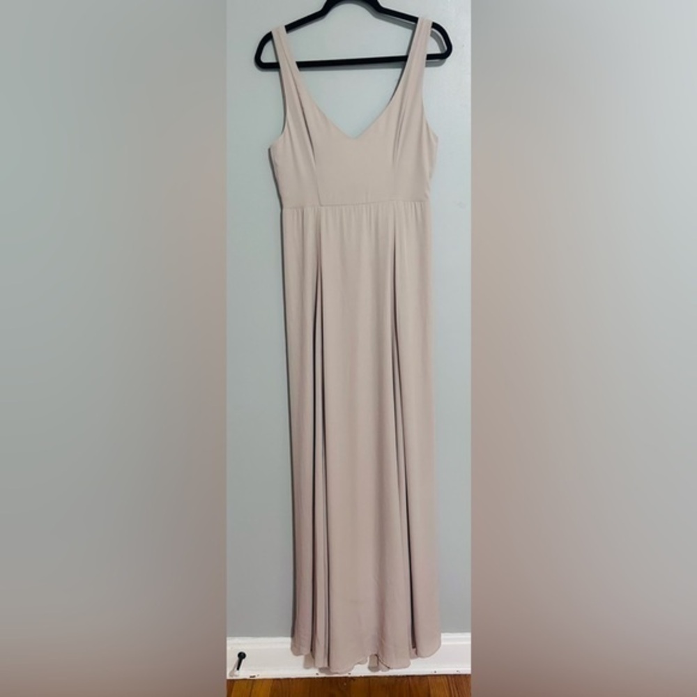 Show Me Your Mumu Bridesmaid Formal Jenn Maxi Dress Blush Nude Size Large